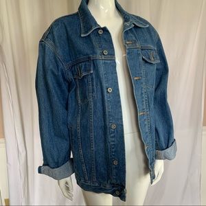 Oversized Denim Trucker Jacket